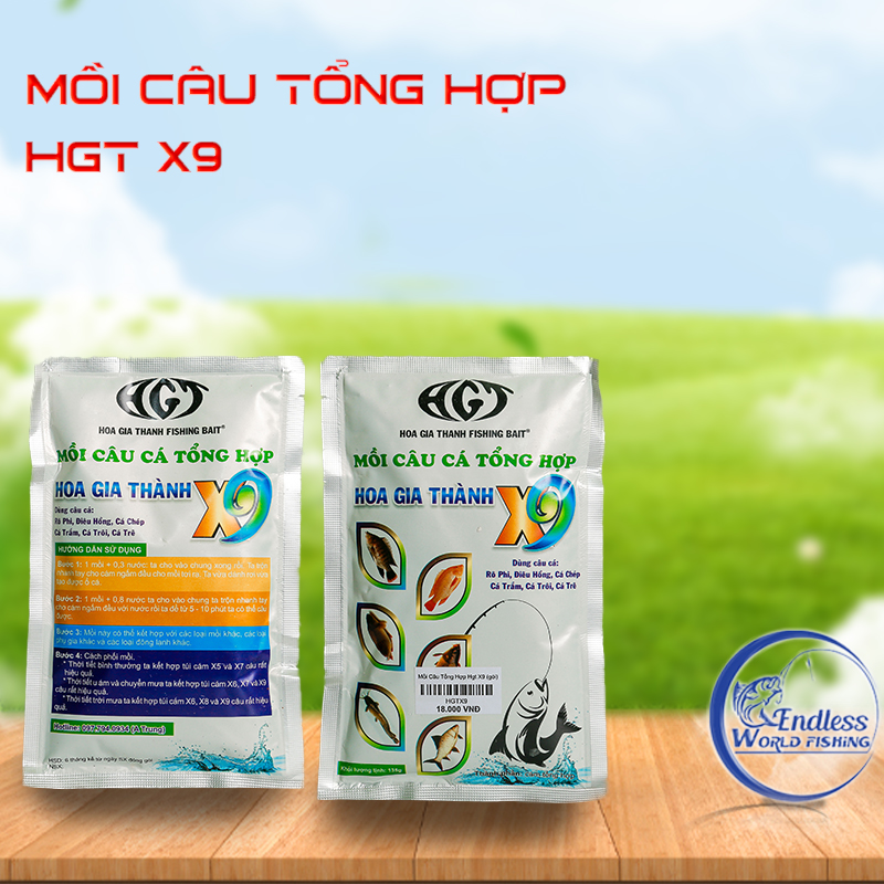 Mồi Câu Tổng Hợp HGT X9