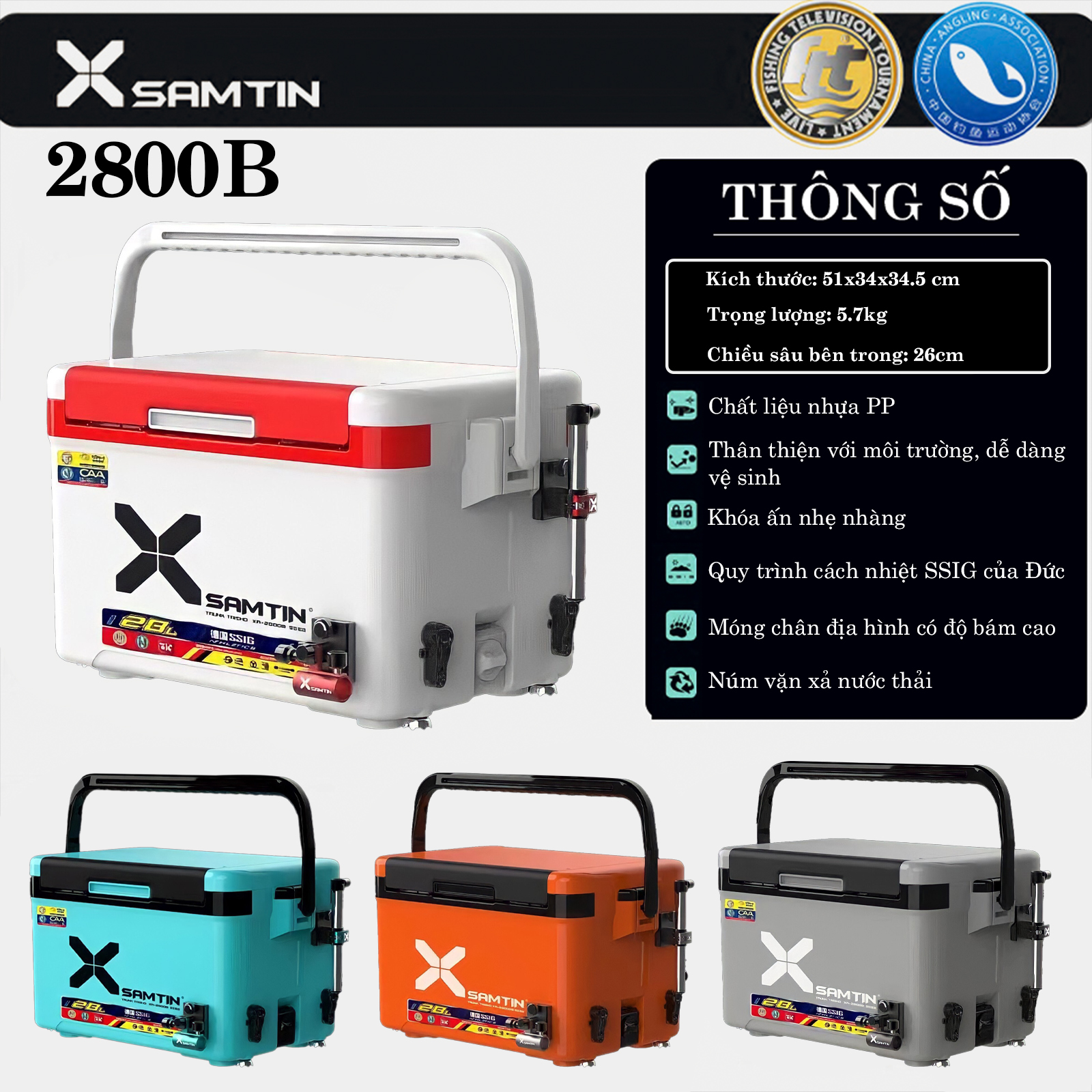 Thùng XSAMTIN 2800B Thường