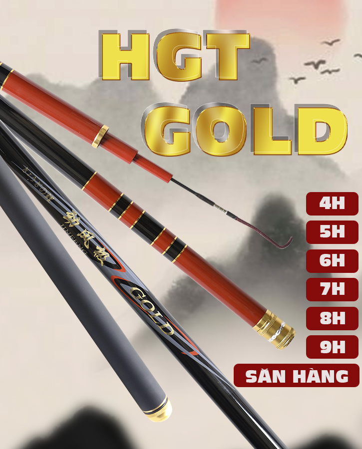 CẦN HGT GOLD ( chế độ bảo hành 1 lóng bất kì/ 1 năm )